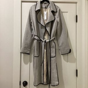 Love Token Plaid Coat